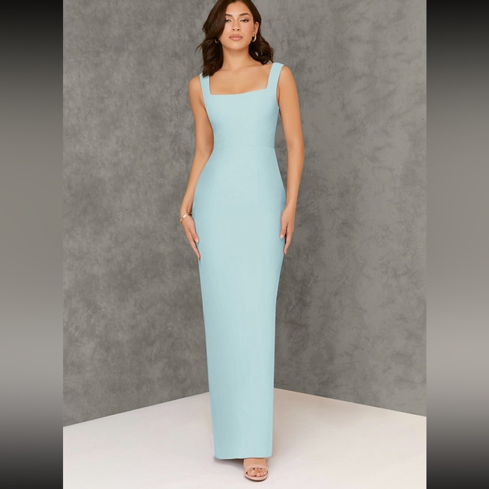 Azazie Sea Glass Maxi Dress